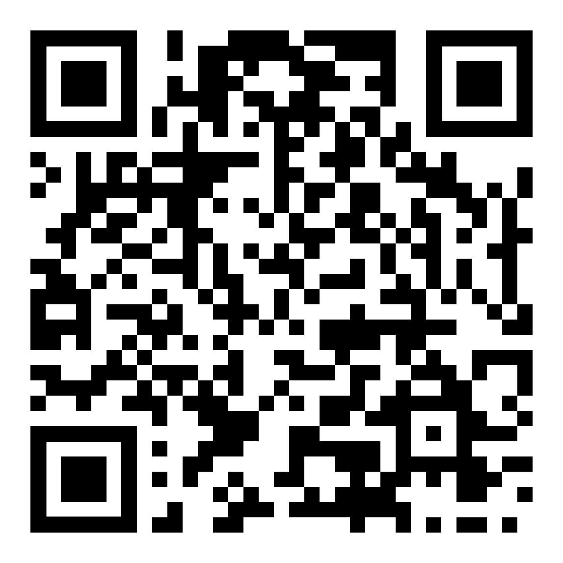 QR code link to patient information sheet